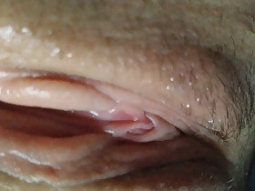 Wife MILF wet pussy and asshole close-up