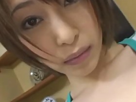 Saki Ootsuka Japanese babe young wife sex threesome blowjob cum mouth