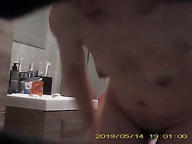 Wife in bathroom (hidden cam)