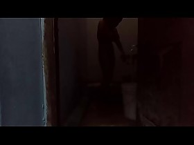 Desi wife Tempting Herself In Bathroom &amp_ pissing toilet
