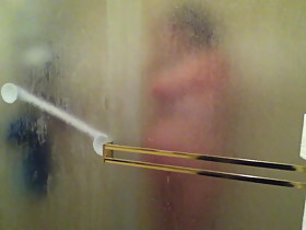 BBW wife in the shower