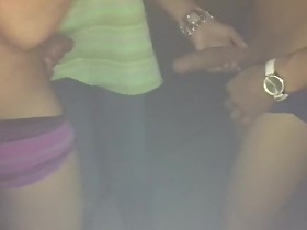 Hotwife almost gangbanged by two male strippers until interrupted cuckold