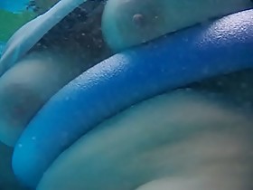 Bbw duca wife gets naked in the pool
