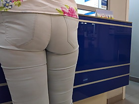 Curvy ass mifs in tight pants
